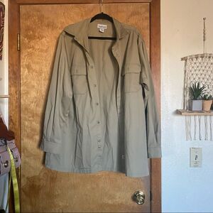 🍄Carhartt Mens Button Down Tan Shirt